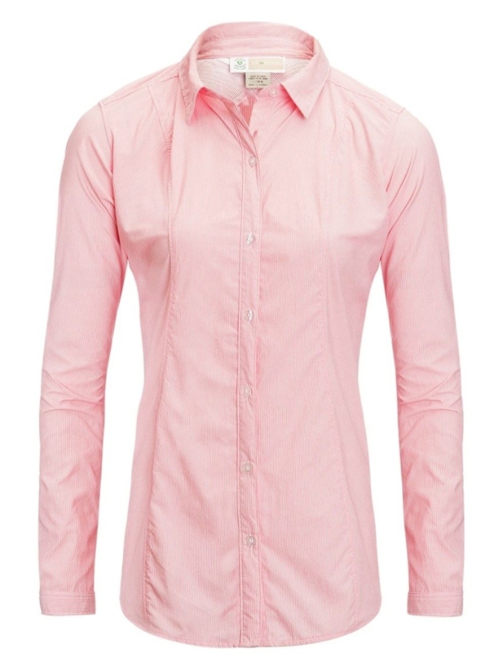 ExOfficio Women's Brisa BugsAway Pink Button-Down Shirt Size L Insect Repellent